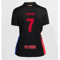 Camiseta Barcelona Ferran Torres #7 Visitante Equipación para mujer 2024-25 manga corta